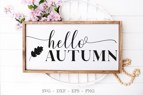 Download SVG Files, Hello Autumn Svg, Fall Sign - Fall sign Collection