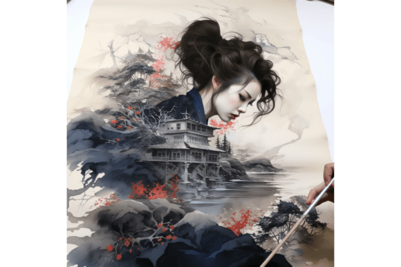 Download Amsterdam Acrylic Ink Sesshu Painting - Acrylic Collection