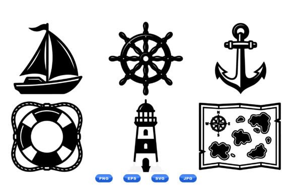 Download Nautical SVG Clipart Icons - Nautical svg Collection