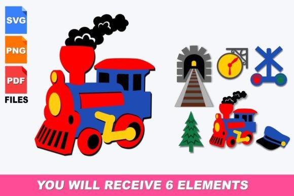 Download Train 3D Svg Bundle - 3d svg Collection