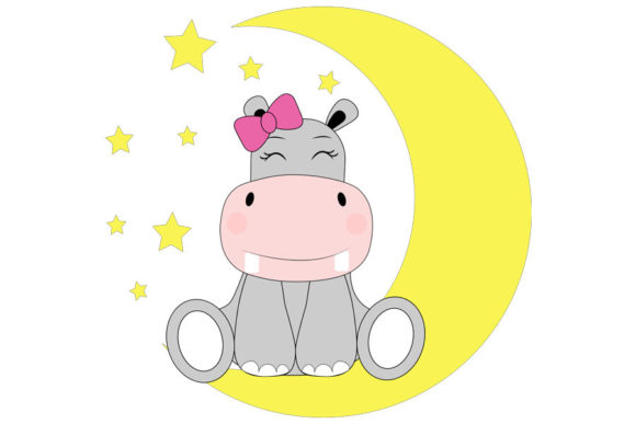 Download Hippo Svg, Baby Hippo Svg, Girl Hippos S - Premium Resources