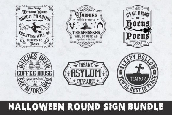 Download Vintage Halloween Sign 3D SVG Bundle - 3d svg Collection