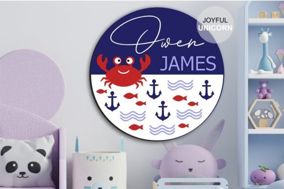 Download Under the Sea Nursery Sign SVG Cut File - Premium Bundle